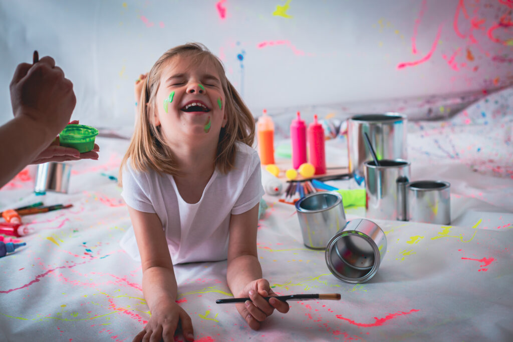 Dziecko w Farbotece